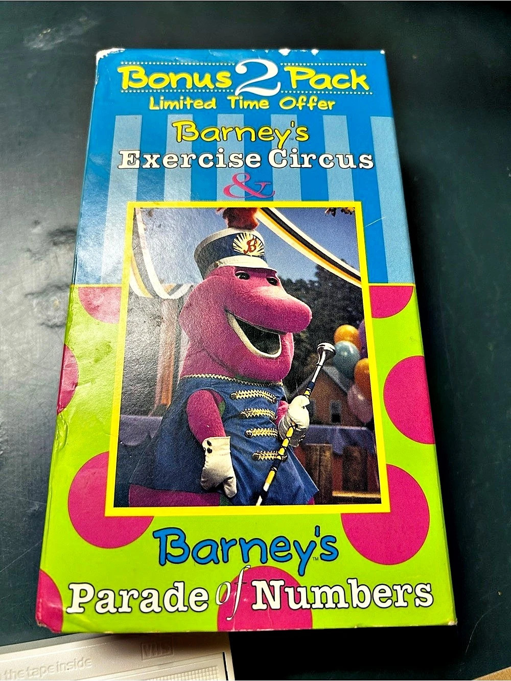 Barney Exercise Circus & Parade of Numbers VHS 2-Pack